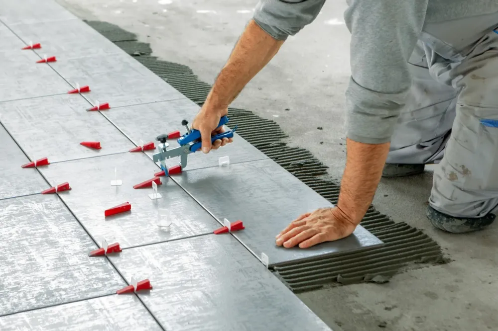 pose de carrelage à Cancon